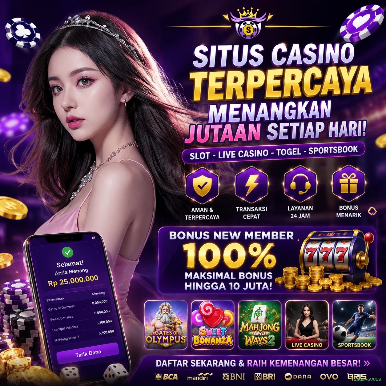 Berbagai Jenis Permainan yang Tersedia di wayang8899